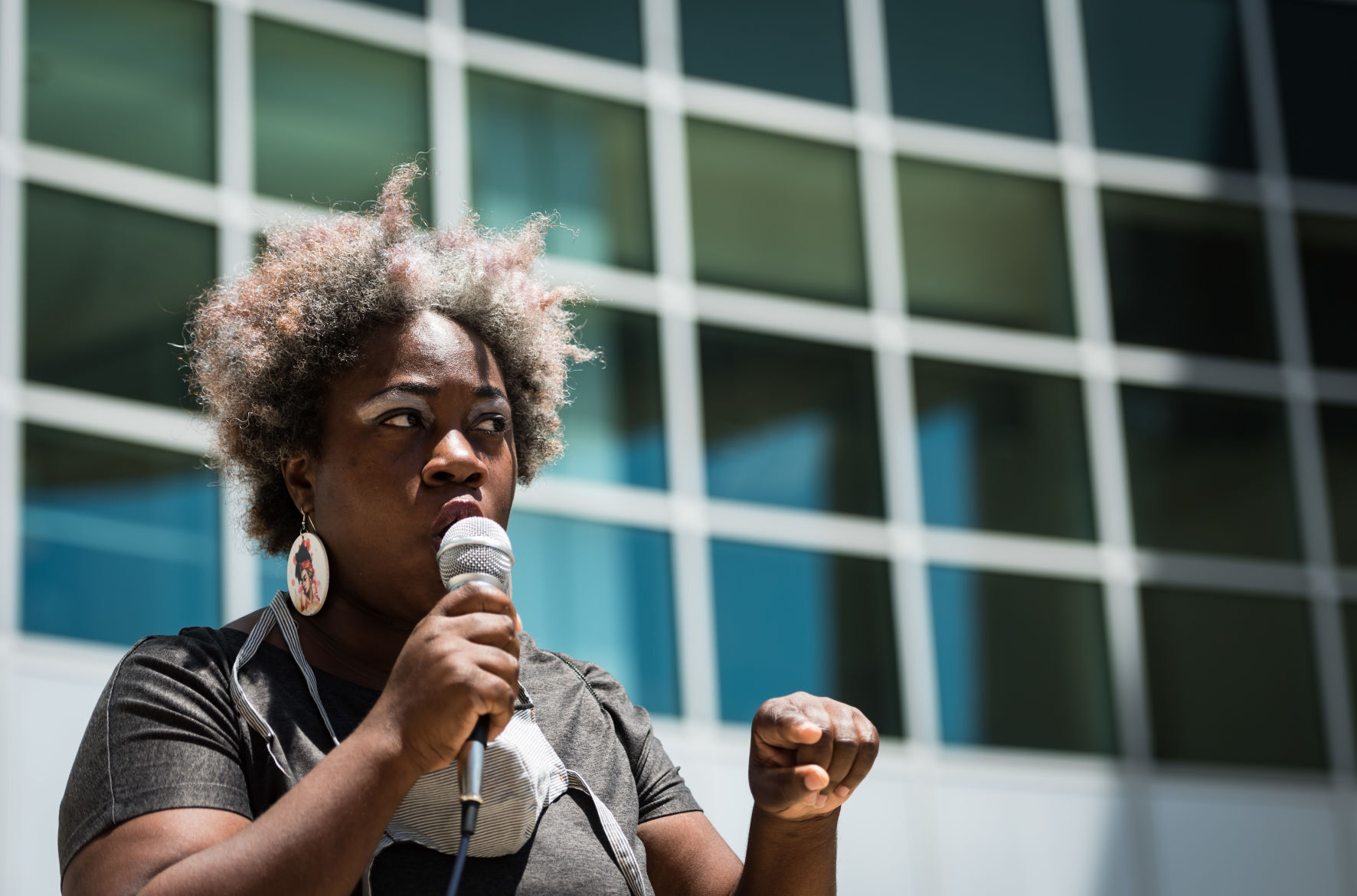 Black Lives Matter protest for John Neville
